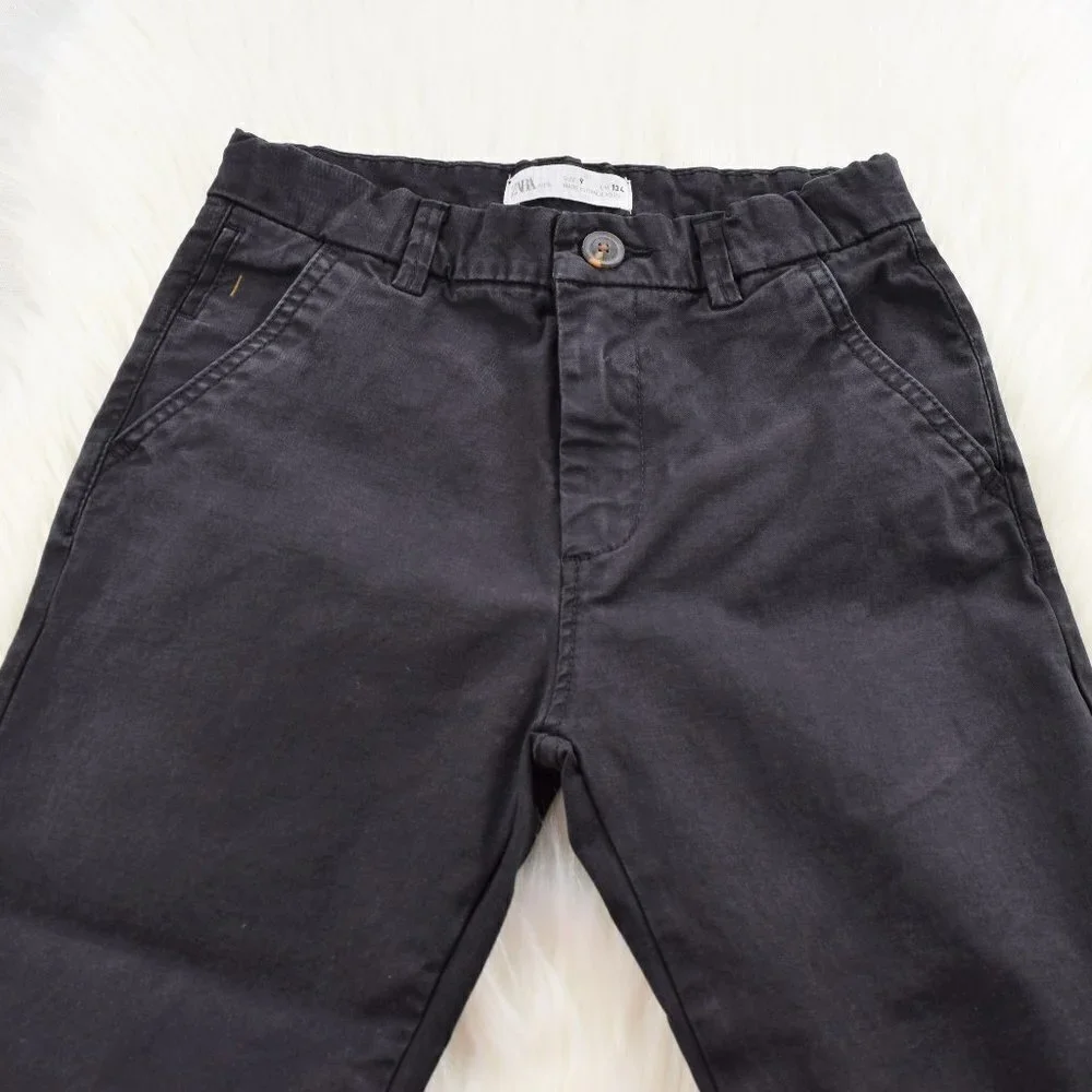 Clearance!💎5/$25 Zara Kids Black Girls Stretch Casual Pants Size 9